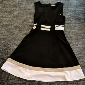 Sleeveless, lined Calvin Klein dress
